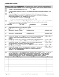 Form E-II Industrial Insured Premium Receipts Tax Report - Arizona, Page 3