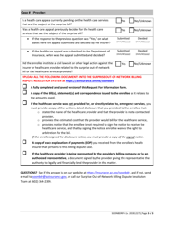 Form SOONBDRFI-P Request for Information From the Healthcare Provider - Arizona, Page 3