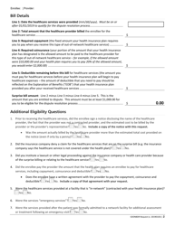 Surprise out-Of-Network Billing Dispute Resolution (Soonbdr) Form - Arizona, Page 3