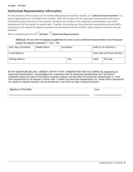 Surprise out-Of-Network Billing Dispute Resolution (Soonbdr) Form - Arizona, Page 4
