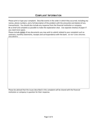 Arkansas Consumer Complaint Form - Arkansas, Page 3