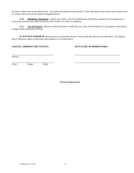 First-Time Homebuyer Deed of Trust - Calhome Program - California, Page 7
