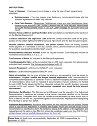 Request for Reimbursement of Funds - Local Early Action Program - California, Page 3