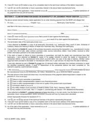 Form HCD OL MHRF-4 Manufactured Home Recovery Fund Claim Form - California, Page 3