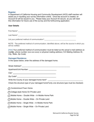 Recoverca California Disaster Survey - California, Page 3