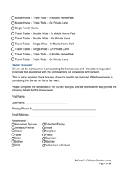 Recoverca California Disaster Survey - California, Page 4