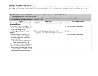 Mid-urn Summary Checklist B - California, Page 2