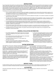 Form CALHR273 Job Examination Period Evaluation - California, Page 3