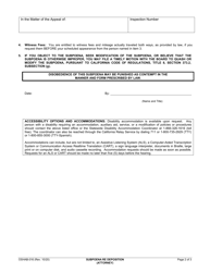 Form OSHAB-316 Subpoena Re Deposition - California, Page 2