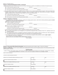 Form BOE-277-L1 Claim for Supplemental Clearance Certificate for Limited Partnership, Low-Income Housing Property - Welfare Exemption - California, Page 7