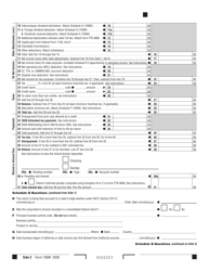 Form 100W California Corporation Franchise or Income Tax Return - Water&#039;s-Edge Filers - California, Page 2