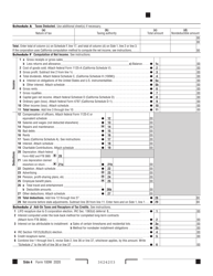 Form 100W California Corporation Franchise or Income Tax Return - Water&#039;s-Edge Filers - California, Page 4