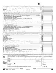 Form 109 Exempt Organization Business Income Tax Return - California, Page 2