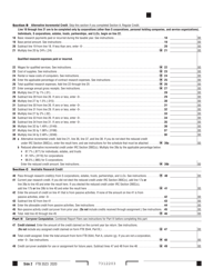 Form FTB3523 Research Credit - California, Page 2