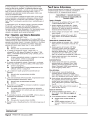 Instrucciones para Formulario FTB3514 SP Credito Tributario Por Ingreso Del Trabajo De California - California (Spanish), Page 2
