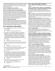 Instrucciones para Formulario FTB3514 SP Credito Tributario Por Ingreso Del Trabajo De California - California (Spanish), Page 4