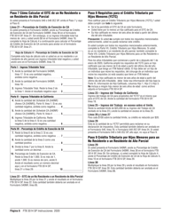 Instrucciones para Formulario FTB3514 SP Credito Tributario Por Ingreso Del Trabajo De California - California (Spanish), Page 6