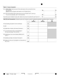Form FTB3521 Low-Income Housing Credit - California, Page 2