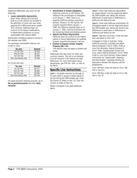 Form FTB3885F Depreciation and Amortization - California, Page 2