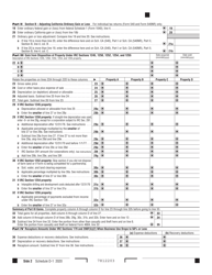 Schedule D-1 Sales of Business Property - California, Page 2