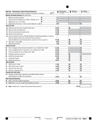 Form 540NR Schedule CA California Adjustments - Nonresidents or Part-Year Residents - California, Page 3