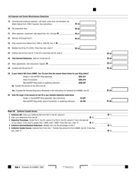 Form 540NR Schedule CA California Adjustments - Nonresidents or Part-Year Residents - California, Page 4