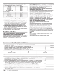 Form FTB3885P Depreciation and Amortization - California, Page 2