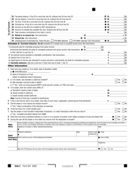 Form 541 California Fiduciary Income Tax Return - California, Page 2