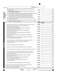 Formulario 540 2EZ SP Declaracion De Impuestos Sobre El Ingreso Para Residente De California - California (Spanish), Page 3