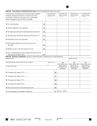 Form 541 Schedule J Trust Allocation of an Accumulation Distribution - California, Page 2