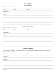 Form CU50 Credit Union Officials Report - Connecticut, Page 2