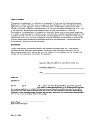 Form CT BOIA-1 Application to Register Business Opportunity - Connecticut, Page 5