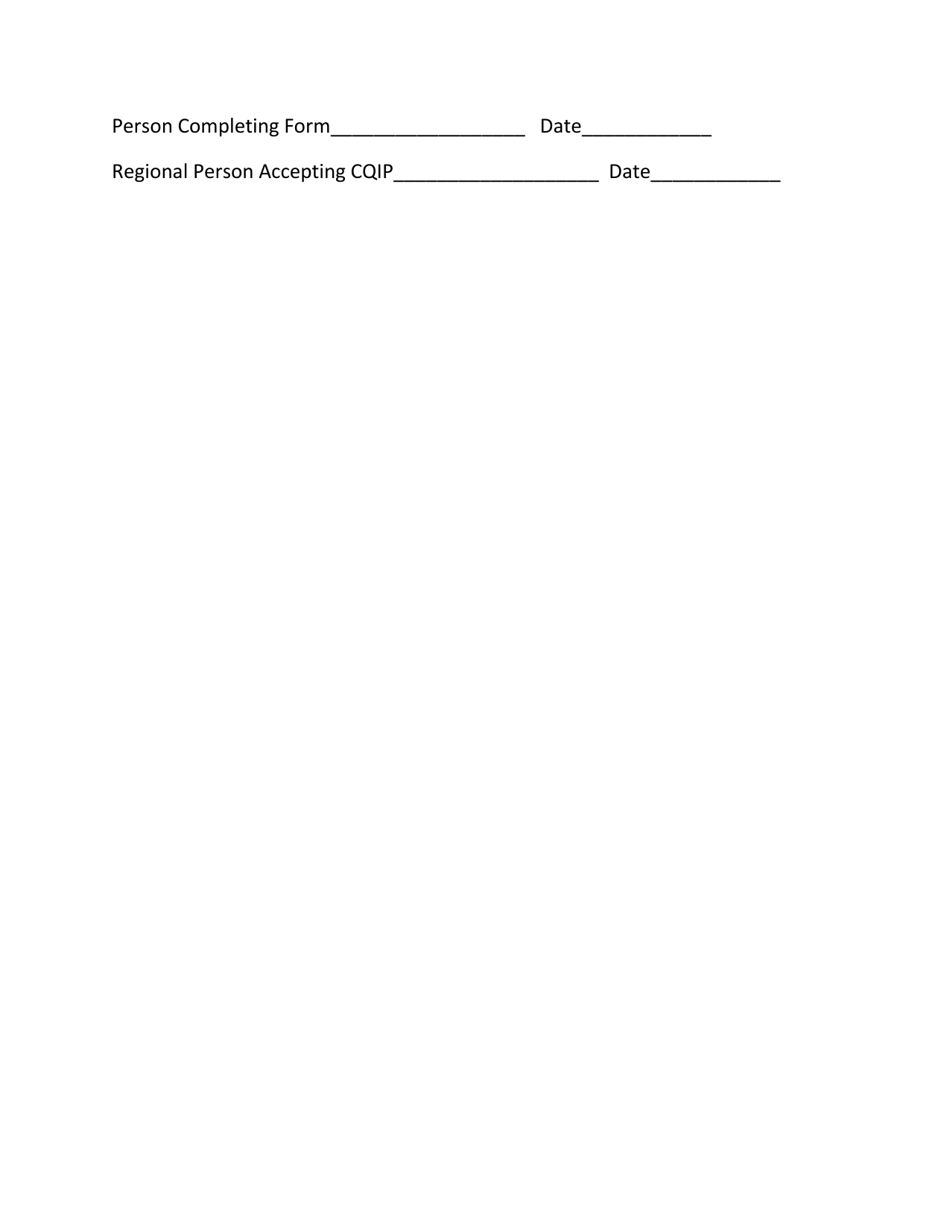 Continuous Quality Improvement Plan - Connecticut, Page 3