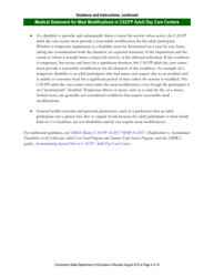Instructions for Medical Statement for Meal Modifications in Child and Adult Care Food Program (CACFP) Adult Day Care Centers - Connecticut, Page 4