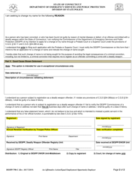 Form DESPP-790-C Verification or Change of Registration Information - Connecticut, Page 2