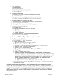 Captive Insurance Company - Application for Admission - Connecticut, Page 6