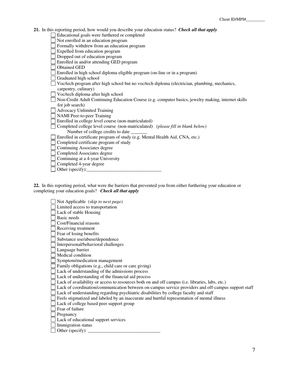 Connecticut Ddap Young Adult Services Employment And Education Measures Survey Fill Out Sign 9127