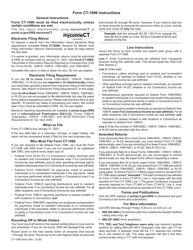 Form CT-1096 Connecticut Annual Summary and Transmittal of Information Returns - Connecticut, Page 2