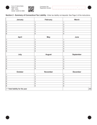 Form CT-945 ATHEN Connecticut Annual Reconciliation of Withholding for Nonpayroll Amounts - Connecticut, Page 2