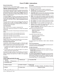 Form CT-4804 Transmittal of Information Returns Reported on Compact Disc (Cd) - Connecticut, Page 2