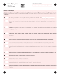 Form 472 Attorney Occupational Tax Return - Connecticut, Page 2