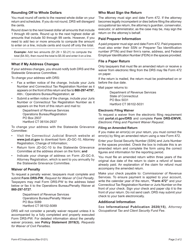 Form 472 Attorney Occupational Tax Return - Connecticut, Page 4