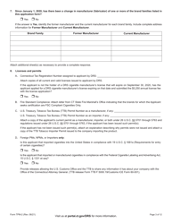 Form TPM-2 Certification for Listing in the Connecticut Tobacco Directory as of July 1, 2021 - Connecticut, Page 3