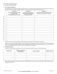 Form TPM-2 Certification for Listing in the Connecticut Tobacco Directory as of July 1, 2021 - Connecticut, Page 5