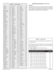 Instructions for Form AU-330 Connecticut Controlling Interest Transfer Tax Return - Connecticut, Page 3