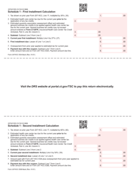 Form 207 HCC ES Estimated Connecticut Health Care Center Tax - Connecticut, Page 2