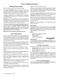 Form CT-8508 Request for Waiver From Filing Information Returns Electronically - Connecticut, Page 2