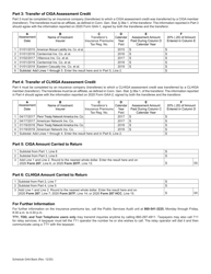 Schedule GAA Insurance Guaranty Association Credit - Connecticut, Page 2