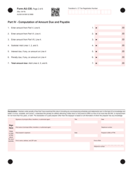 Form AU-330 Connecticut Controlling Interest Transfer Tax Return - Connecticut, Page 2