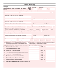 Form OP-236 Connecticut Real Estate Conveyance Tax Return - Connecticut, Page 2